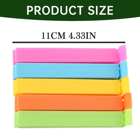 Clearance Under $1.19! 1PC Plastic Chip Clips, Bag Sealing Clips for Food & Snack Storage, ABS, for Kitchen & Pantry, (One Size, Yellow)