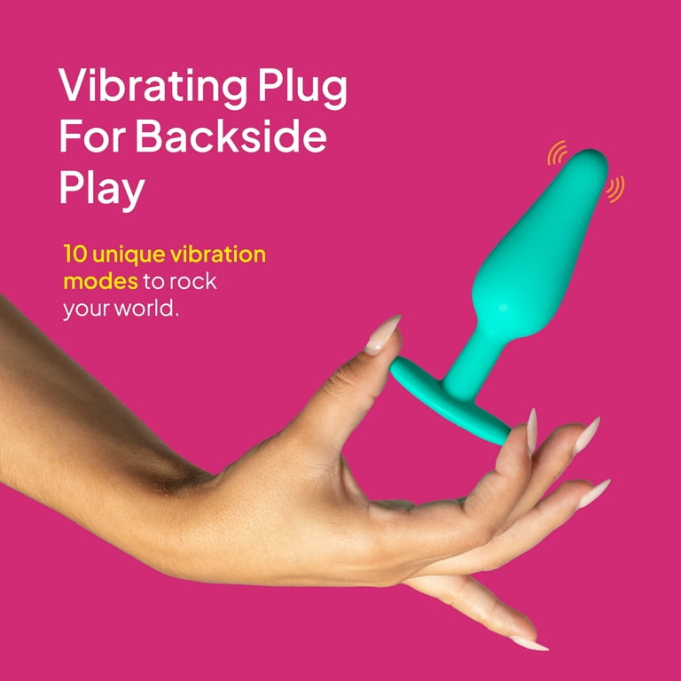 Hello Cake Rechargeable Waterproof Anal Vibrator with 10 Modes