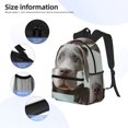 thumbnail image 3 of Easygdp Adorable Puppy Portrait Mochila Casual para Portátil, Mochila para Escuela, Viajes, Negocios, 3 of 6