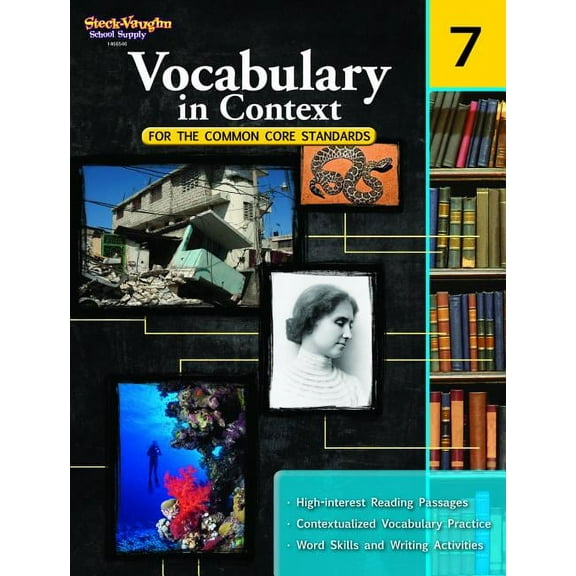 Vocabulary in Context Vocabulary in Context for the Common Core Standards Reproducible Grade 7, (Paperback)