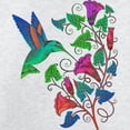 thumbnail image 3 of CafePress - Rainbow Hummingbird On Trumpet Vine Sweatshirt - Crew Neck Sweatshirt, 3 of 4