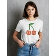 thumbnail image 2 of Cherry Fashion Slogan T-Shirt Women -Image by Shutterstock, Female 3X-Large, 2 of 4