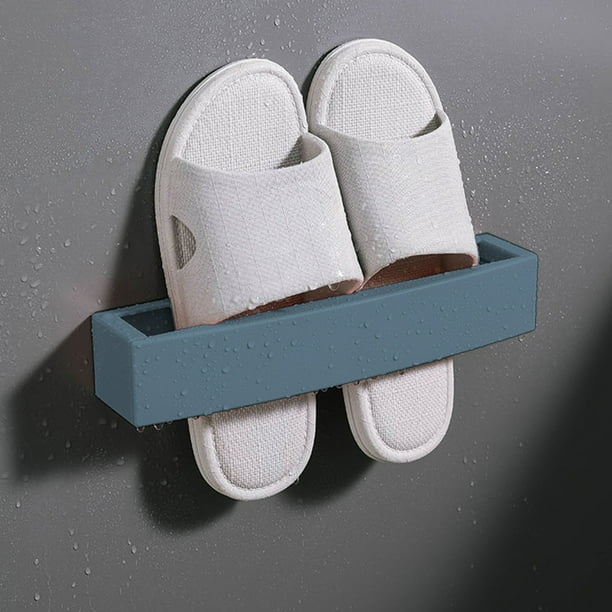 Fiudx Perchero para Zapatillas, Diseño de Pared, Organizador Compacto, Ideal para Baño y Aseo, Fácil Instalación Adhesiva, Retráctil para Varios Tamaños, 27,5 X 5 X 5 Cm.