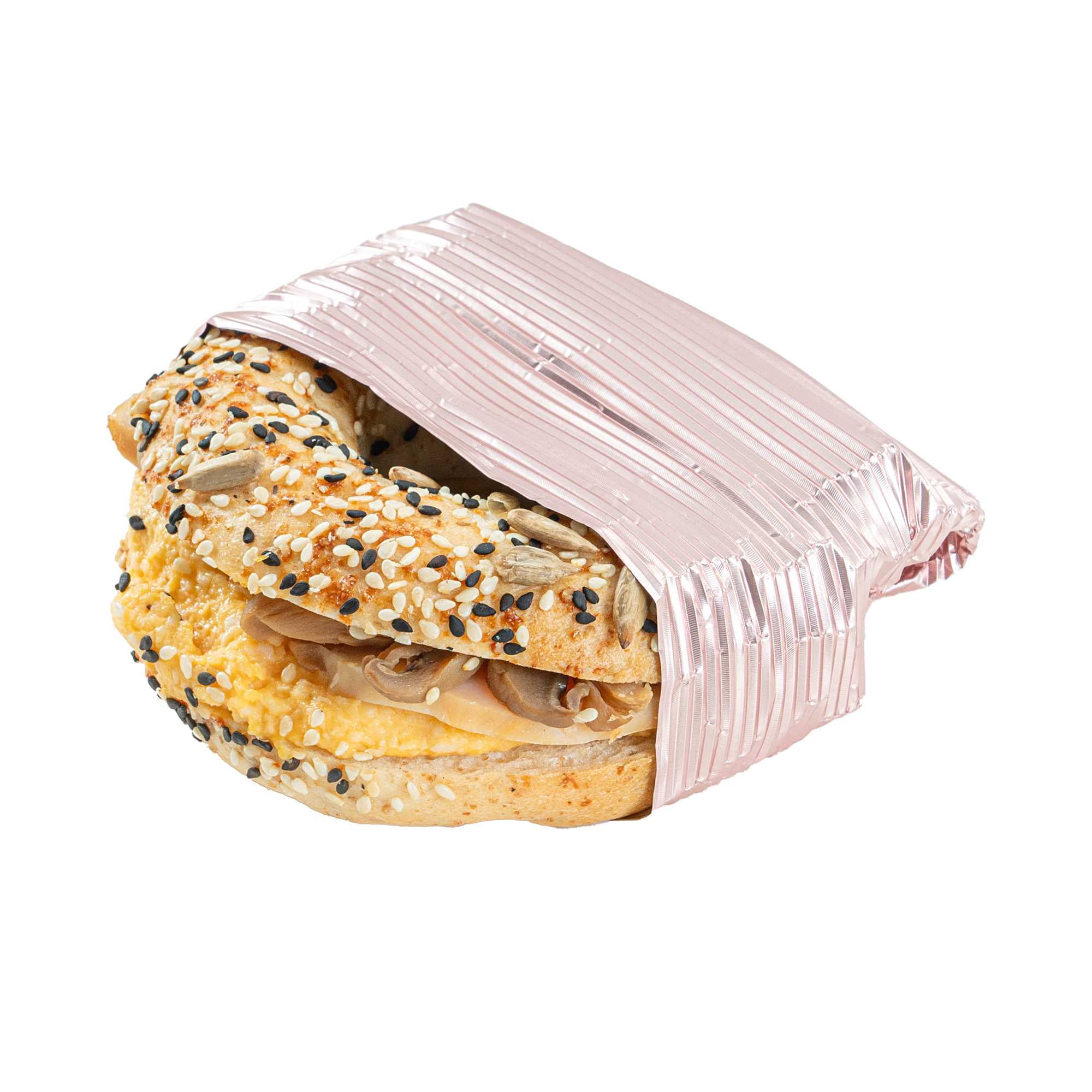 Restaurantware-12" x 12" Rippled Aluminum Foil Food Wrap and Fry Basket Liner: Perfect for Restaurant Take Out, Bakeries, and Food Trucks - Pink Foil Sandwich Wraps - 500-CT