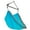 Grey/Turquoise, variant on Vivere Parachute Hammock Chair - Turquoise and Gray
