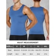 thumbnail image 6 of Arjen Kroos Mens Compression Shirt Slimming Body Shaper Tank Top Tummy Control Undershirts,3Pack, 6 of 17