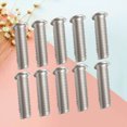 thumbnail image 1 of DEEPCRAFF 100 Pcs Pièces de Réparation en Tôle d'Aluminium Argentée Plaquée Durable, Conçues Ergonomiquement, 1 of 4