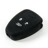 Areyourshop Silicone Skin Cover For DODGE JEEP Wrangler Remote Key Case Fob Black