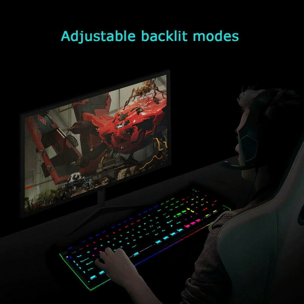 HP GK520 Wired Mechanical Gaming Keyboard, Backlit