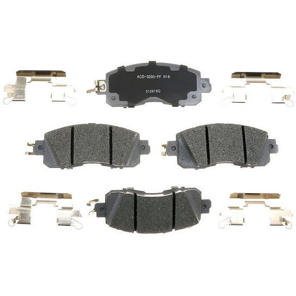 Front Brake Pad Set - Compatible with 2013 - 2023 Nissan Altima 2014 2015 2016 2017 2018 2019 2020 2021 2022