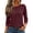 Wine, variant on Stralyhd Women's Soft Casual Long Sleeve Tops Basic Crew Neck T Shirts Tee for Fall Workout Business Wear Hot Pink L