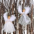 thumbnail image 3 of Christmas sale! Christmas Plush Angel Pendant Cute Pendant Beautiful Angel Ornament Christmas Gift, 3 of 6