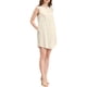 thumbnail image 2 of INSPIRE CHIC Vestido sin mangas de mujer con bolsillos, botón en chambray, talla M, color albaricoque, 2 of 7