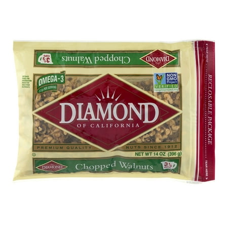 Diamond of California Chopped Walnuts, 14 oz (Best Nutcracker For Walnuts)