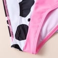 thumbnail image 7 of Xudanell Girl's 3 Piece Bikini Bathing Suit Printed Sport Swimsuits with Shorts Cove Up Sets Teen Girl's Swimwear (Pink, 8-10 Years), 7 of 7