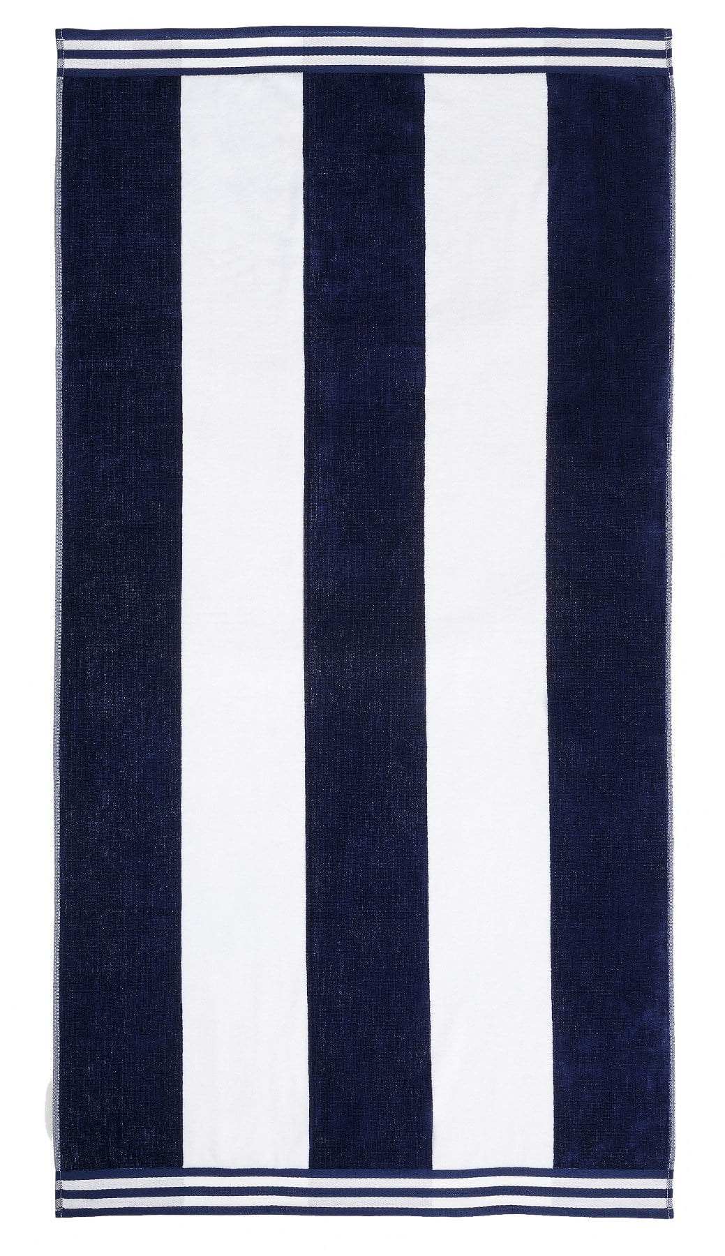BNM Cabana Stripes Oversized Beach Towel, 34 x 64, Blue