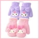 thumbnail image 4 of Guantes Kawaii Sanrio Kuromi My Melody a prueba de frío, guantes de invierno de felpa con pantalla táctil, cálidos, regalos de Navidad para niños pequeños, 4 of 5