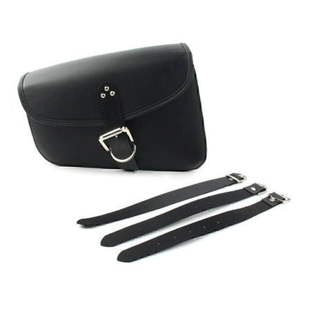 PU Leather Saddlebag Saddle Bag for HARLEY Sportster Iron 72 883 1200 Left Side
