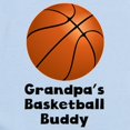 thumbnail image 2 of CafePress - Grandpas Basketball Buddy Body Suit - Baby Light Bodysuit, Size Newborn - 24 Months, 2 of 4