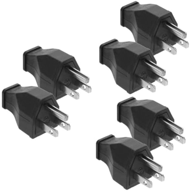 y 6 pcs American Standard Plug Portable Plug Male Plug end Replacement Electrical Plug