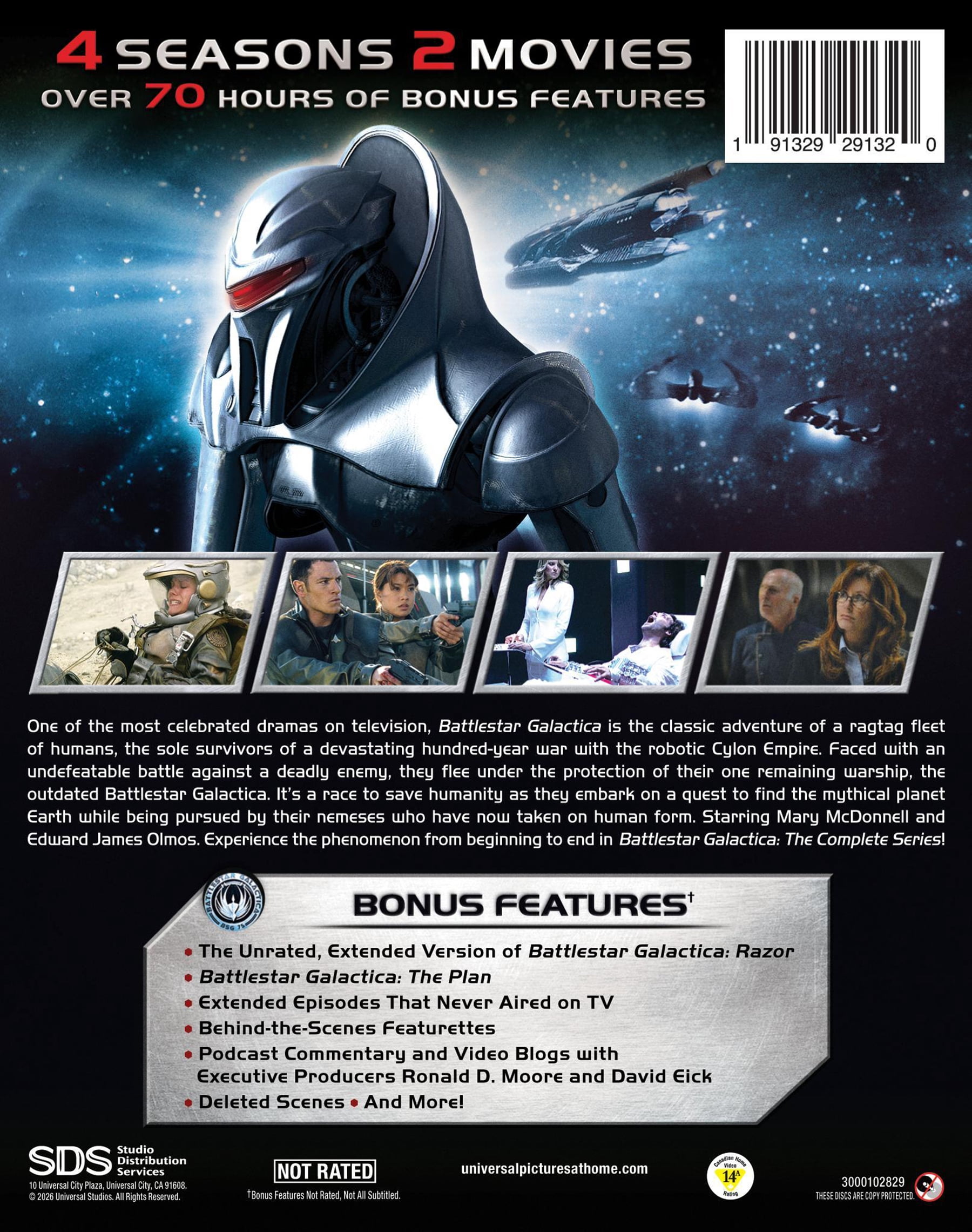 Battlestar Galactica (2004): The Complete Series (Blu-ray) Universal, Drama, Action