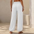 thumbnail image 6 of Aezemi Women High Waisted Sports Pants Loose Fit Elastic Waist Flowy Jogger Pants with Pockets Palazzo Womens Workout Fashion Casual Outdoor Trousers XXL, 6 of 8