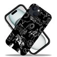 thumbnail image 2 of Daizag Funda Compatible Con Iphone 14 Plus Fit Funda A Prueba De Golpes Para Mujeres Niñas Vaquero Collage Caballo Vaca Cactus Negro, 2 of 5