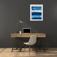 thumbnail image 3 of Popp, Grace 25x32 White Modern Wood Framed Museum Art Print Titled - Deep Blue Shore II, 3 of 4