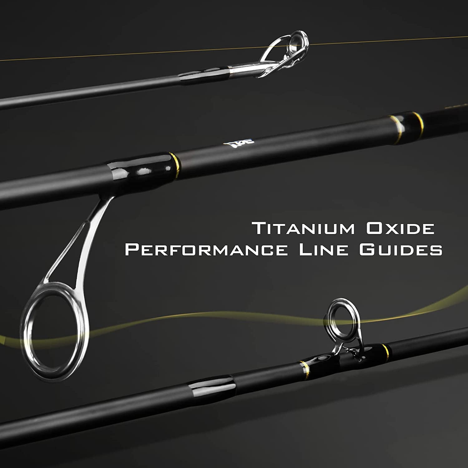 KastKing Passage Travel Fishing Rods, 4  Pack Rods, Casting IM6 Graphite Blank- Valiant Eagle
