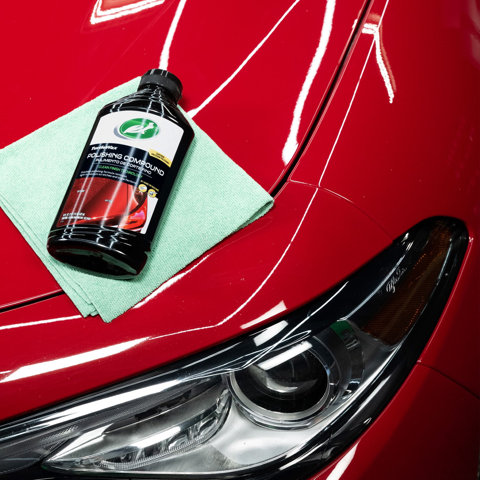 Turtle Wax 50793 Clean Finish Premium Grade Polishing Compound, 18 oz
