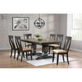thumbnail image 3 of Wood Dining Chairs in Black Stone (Set of 2), 3 of 3
