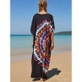 thumbnail image 6 of Sunforyou Kaftan Dresses for Women Plus Size Swimsuit Cover up Caftans Vneck Moo moo Dresses Loose Loungewear, 6 of 6