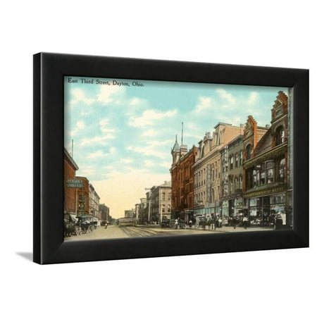 Third Street Dayton Ohio Framed Print Wall Art Walmart Com