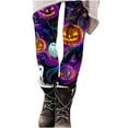 thumbnail image 6 of Oalirro Women's Halloween Printed Casual Yoga Pants - Soft Lightweight Stretchy Trousers for Party Daily Wear, 6 of 6