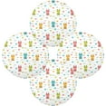 thumbnail image 2 of Coolnut Cute Frog Round Placemats Waterproof Non-Slip Washable Place Mats Polyester Table Mats Set of 1 Heat Resistant for Home Kitchen Holiday Party Home Decor Gifts, 2 of 7