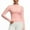 Pink, variant on Kukoosong Womens Lightweight Full Zip Running Track Jacket, Workout Slim Fit Yoga Sportwear Jackets