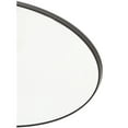 thumbnail image 5 of DecMode 18" x 31" Black Oval Shaped Wall Mirror with Thin Minimalistic Frame, 5 of 12