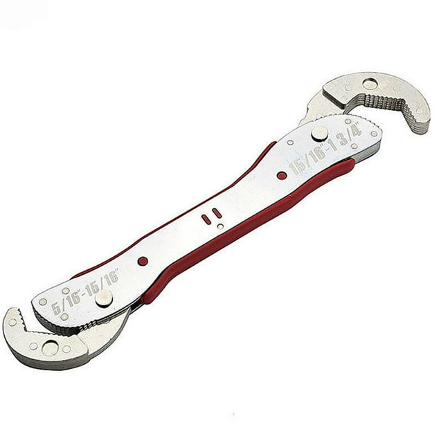 pitrice Adjustable Multi-function Stainless Steel Wrench Quick Snap Grip Wrench