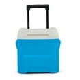 thumbnail image 2 of Igloo 16 QT Laguna Ice Chest Cooler with Wheels, Aqua Water, 2 of 9