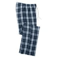 thumbnail image 5 of District Adult Female Women Checks Flannel Plaid Pant True Navy 2X-Large, 5 of 6