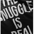 thumbnail image 5 of The Snuggle Is Real Funny Pun Cute Toddler Boy Girl T Shirt Infant Toddler Brisco Brands 12M, 5 of 6