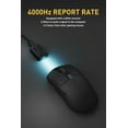 thumbnail image 2 of DAREU A950pro 4K Wireless Gaming Mouse:55g Ultra-Lightweight,4KHz Polling Rate,PAW3395 Optical Sensor,26K DPI,6 Programmable Buttons,Support 15min Fast Charging &Tri-mode Connection (Black), 2 of 9