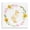 Duckling Daisy Wreath Cottage Floral, variant on Stupell Industries Farmhouse Rabbit with Floral Pattern Black Floating Frame Canvas Art, 18 x 18, by Courtney Morgenstern