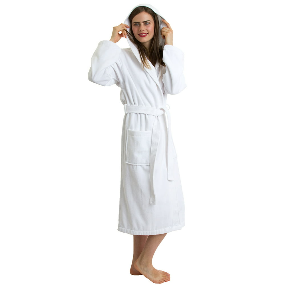 TowelSelections - TowelSelections Women's Robe, Hooded Terry Velour ...