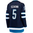 thumbnail image 3 of Women's Fanatics Luke Schenn Navy Winnipeg Jets Home Breakaway Player Jersey, 3 of 3