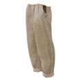 thumbnail image 2 of KALE Linen Pants Women Womens Wide Leg Cotton Straight Pocket Casual Women's High Waist Fashionable Drawstring Elastic Comfortable Womens Pants Khaki, 2 of 4
