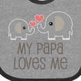 thumbnail image 4 of Inktastic My Papa Loves Me Grandchild Boys or Girls Baby Bib, 4 of 4