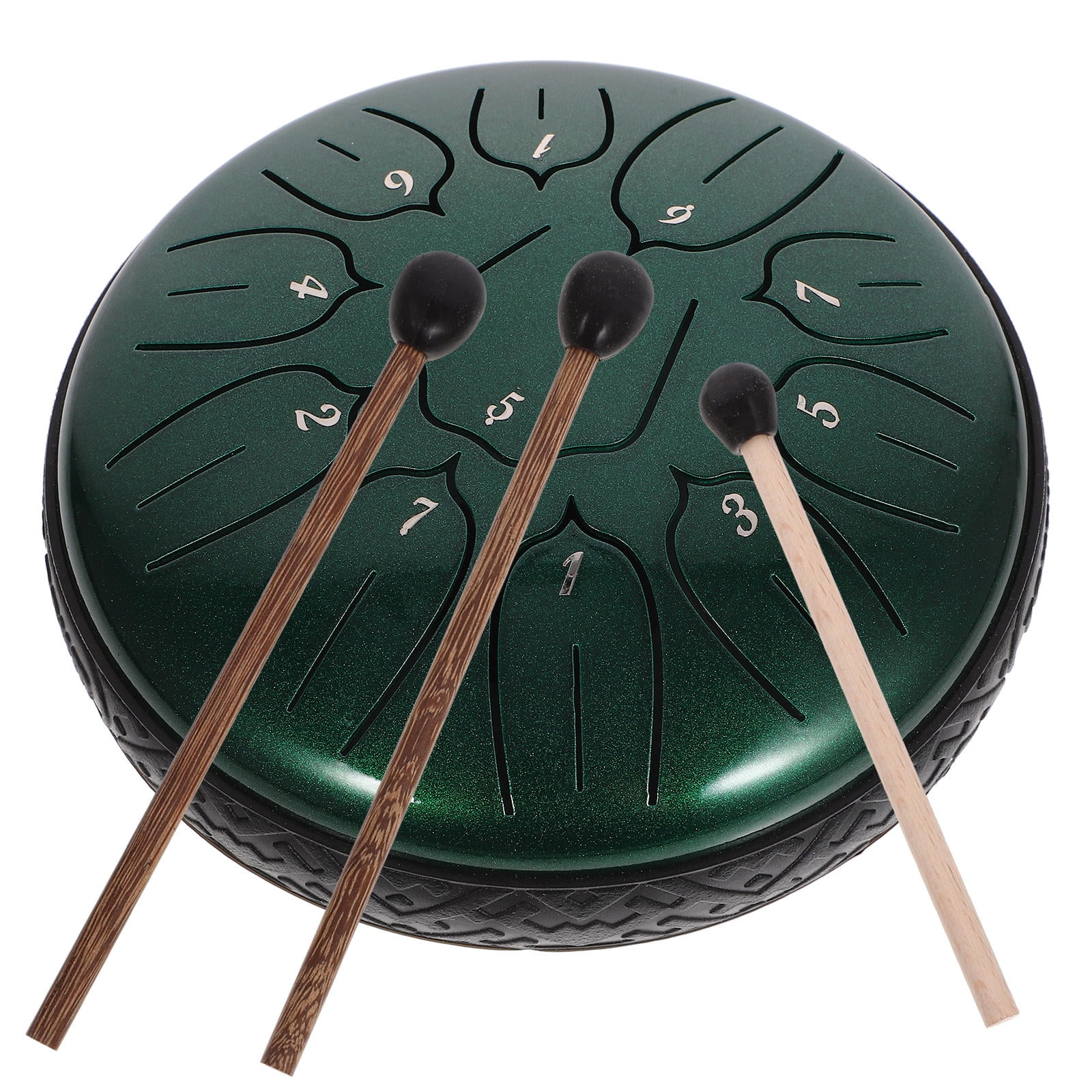 LABSERRON 1 Set Titanium Alloy Hand Drum for Adults to