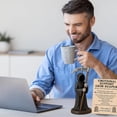 thumbnail image 5 of Humorous Grim Reaper Emotional Support Figurine, Funny office decor, Unique Home decor, desk decor for Men, "Go You!" Scythe Sculpture with Matching Note Card for Work desk decor,, 5 of 6