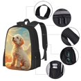 thumbnail image 3 of Sigee Sunshine Golden Cloud Dog for Simple large capacity backpack Travel Laptop Backpack, Business for Travel and Daily Use, 3 of 9